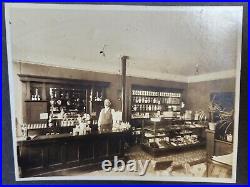 Newberg Oregon Palm Confectionery Candy Store Cabinet Matted Photo 1912 to 1919