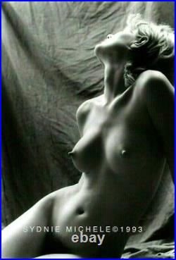 Nude Female Photo 8x10 B&w Gelatin Silver Dkrm Print Signed Orig