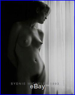 Nude Female Vintage Photo 8x10 B&w Gelatin Silver Dkrm Print Signed Orig