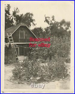 ORIGINAL Unpublished ANTIQUE PHOTOS of ARTIST EDGAR PAYNE'S HOME-LAGUNA BEACH CA