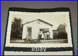Old Antique Vtg 1930s Photo Album Florida Snapshots Great images Untouched Nice
