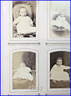 Old Photo Album French Family 85 Cabinet Cards CDV Soldiers WW1