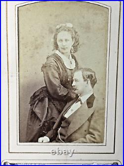 Old Photo Album French Family 85 Cabinet Cards CDV Soldiers WW1