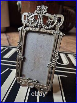 Old Vintage Art Nouveau, Secessionist Original Metal Picture/photo Frame