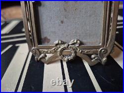 Old Vintage Art Nouveau, Secessionist Original Metal Picture/photo Frame