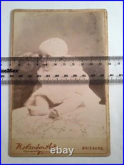 Old antique vintage photograph baby Selwyn Rutledge Fletcher born 21 Oct 1890