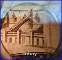 Original 19th c. Albumen photo print of Worchester Cathedral from Edgars Tower