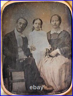 Original Antique 19th century Daguerreotype Family Portrait