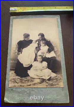 Original Rare Antique Russian Photograph Tsar Nicholas ll Family Romanov