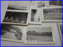 Otsego Lake Cooperstown Ny Kelly Family Snapshot Photo Lot Old Vtg Antique Album