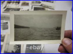 Otsego Lake Cooperstown Ny Kelly Family Snapshot Photo Lot Old Vtg Antique Album