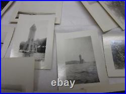 Otsego Lake Cooperstown Ny Kelly Family Snapshot Photo Lot Old Vtg Antique Album