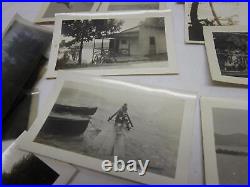 Otsego Lake Cooperstown Ny Kelly Family Snapshot Photo Lot Old Vtg Antique Album