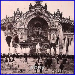 PARIS France Vintage Antique UNIVERSAL EXHIBITION 1900 CHATEAU D'EAU Photo