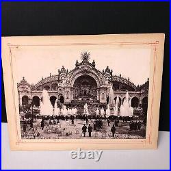 PARIS France Vintage Antique UNIVERSAL EXHIBITION 1900 CHATEAU D'EAU Photo