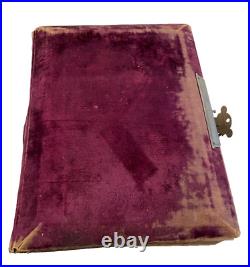 Photograph Album with 74 Antique Cabinet Card Photos Pictures Men Women Kids