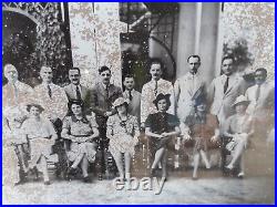 Photograph Antique Old 1939 South Indian House Warming Ceremony English People