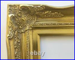 11x14" Ornate Picture Frame 6996G Baroque Gold Color Wood/Gesso 