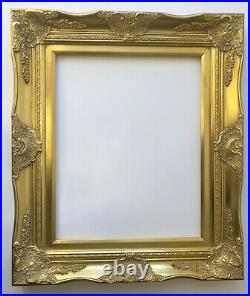 Classic Gold Color w/ Liner Wood/Gesso 637GM Details about   Picture Frame 16x20" Ornate 