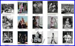Pin-up Models lot of 15 8x10 photos from estate Bunny Yeager incl. Bettie Page
