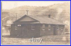 Postcard RPPC Photo New Mexico Dawson Post Office Antique Vintage Ghost Town