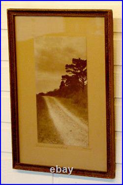 RARE! ANTIQUE Vintage FRED SMALL Signed Photograph of CAPE COD / Buzzards Bay