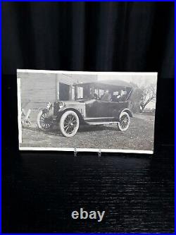 RARE Antique Vintage Photograph Saxon Six Automobile Original Photograph