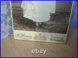 RARE Vintage Antique Cabinet Photo Card Henner Przemysl girl woman child kid