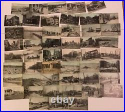 RPPC 50 Antique Vtg Natural Disaster Cyclone Tornado Photo Post Cards 1900s