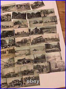 RPPC 50 Antique Vtg Natural Disaster Cyclone Tornado Photo Post Cards 1900s