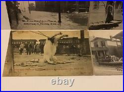 RPPC 50 Antique Vtg Natural Disaster Cyclone Tornado Photo Post Cards 1900s