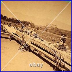 Rare 1880s RAYMOND HOTEL South Pasadena CA California Antique Stereoview PHOTO