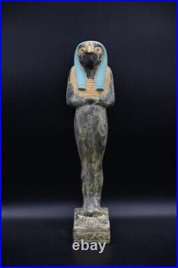 Rare Ancient Egyptian Antiquities Statue of God Horus Egyptian Falcon Figure BC