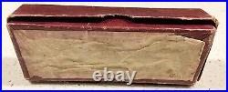 Rare Early Shakespeare Minnow Maroon Picture Box 42RY Antique Fishing Lure