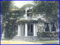 Rare Hand Tinted Frank Davey Architectural Photograph Menlo Park California +