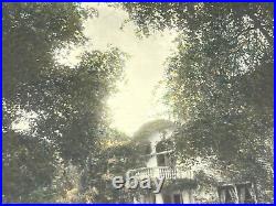 Rare Hand Tinted Frank Davey Architectural Photograph Menlo Park California +