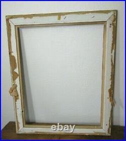 Rare Old Real Antique Wood Picture Frame 2.5, For 16x20 Ornate Baroque, Gold Leaf