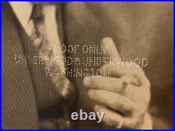 Rare Proof Photograph Underwood & Underwood Washington. Smoking Gangster Look