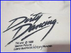 Rare VINTAGE 1989 DIRTY DANCING Vestron Picture Movie T-SHIRT