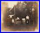 Rare-Vintage-Old-Outdoor-Antique-Photo-Men-Pear-Fruit-Farm-Barrel-New-Jersey-USA-01-av