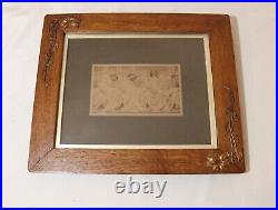 Rare antique 1800's J. W. Matthewman figural ladies hand colored photograph photo