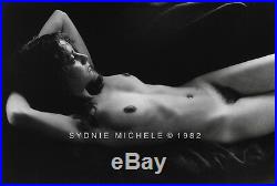 Reclining Nude Female Photo 8x10 B&w Vintage Dkrm Print Signed Orig