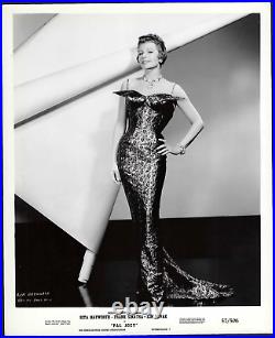 Rita Hayworth Actress Amazing Black Dress 1957? Vintage Original Photo