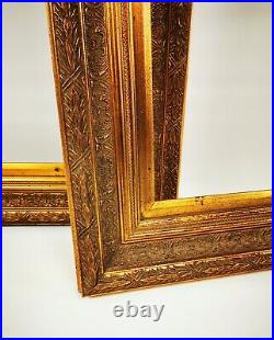 Rococo Antique Vintage French Old Ornate Gold Gilt Gild Gilding Picture Frame