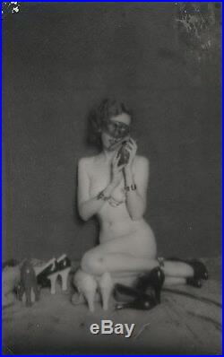 Shoe Fetish with Pumps group of 4 vintage silver gelatin photographs c1920s