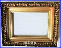 Sm Antique Fit 7 X 10 Gold Gilt Picture Frame Wood Gesso Ornate Fine Art Country