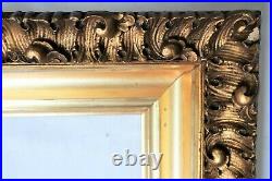 Sm Antique Fit 7 X 10 Gold Gilt Picture Frame Wood Gesso Ornate Fine Art Country
