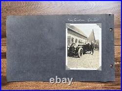 Sweden King Gustav V in Royal Car Candid Snapshot Antique Vintage Photo