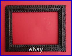 TRAMP ART PICTURE FRAME 19th century (# 14142)