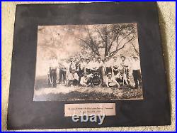 Tonawanda NY Antique Blue House Bunch Band 1909 Cabinet Photo Original Photo